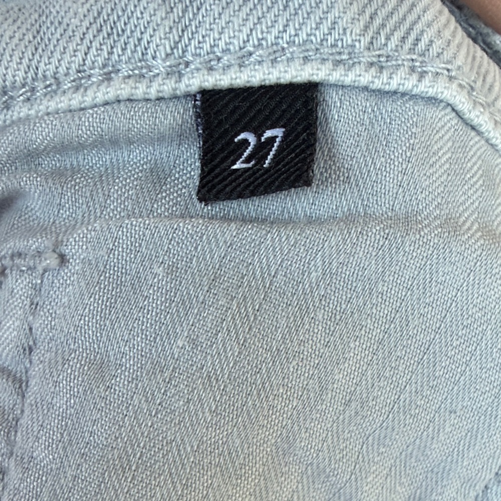 7 for all Mankind Light Blue Denim Women Shorts - Picture 4 of 11